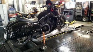 Bike on dyno | Mustang Dynamometers | Auto Dynamometers