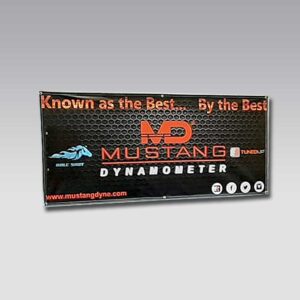 Mustang Dynamometer Vinyl Banner