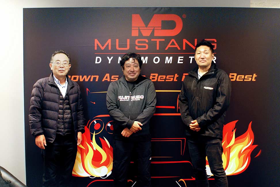 Sales and Service Representative from Japan Visits Mustang Dynamometer Headquarters