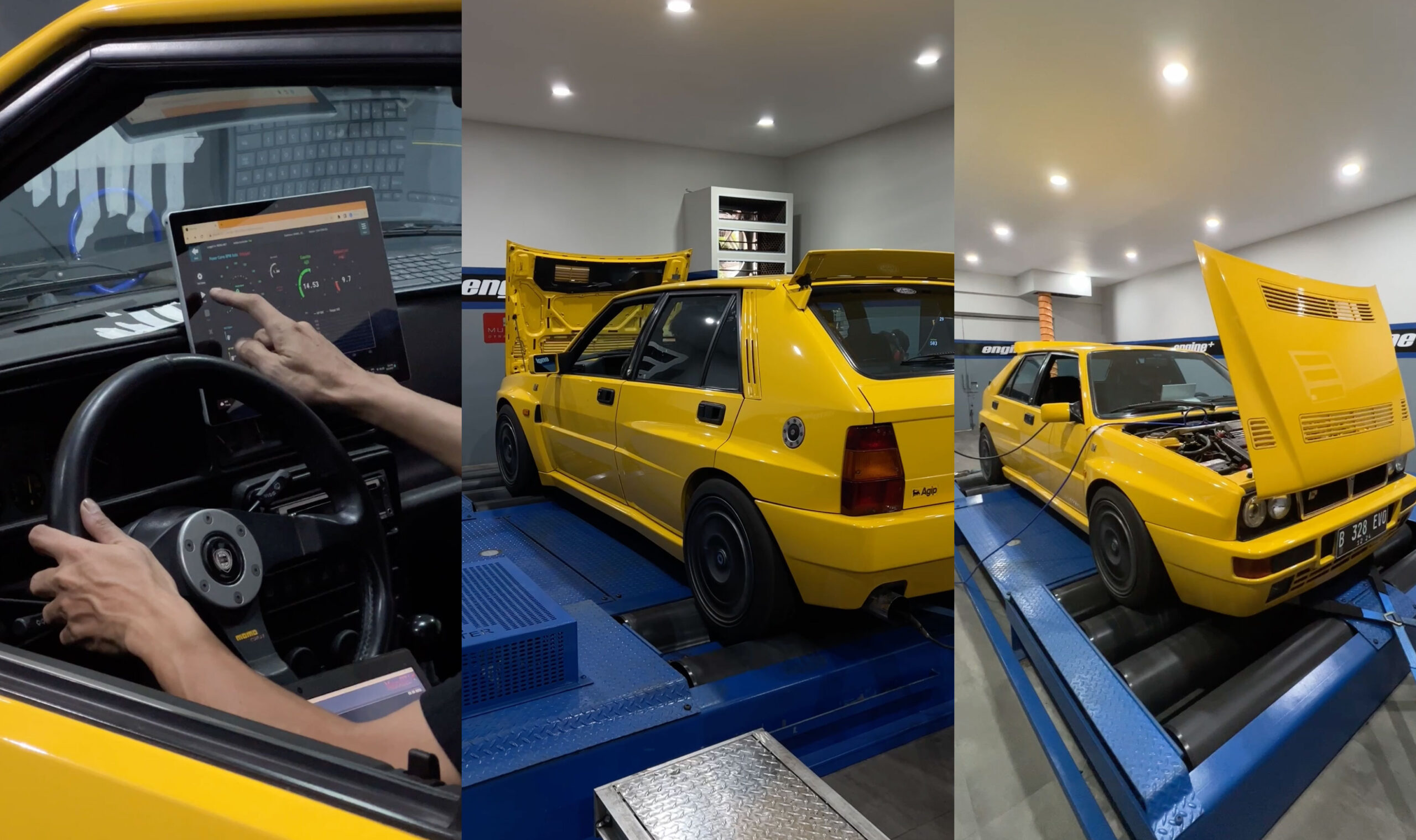 EnginePlus-Motorsports-Testimonial EnginePlus Motorsports in Indonesia using Hole Shot on a MS Surface tablet to control their MD-AWD-150 dyno | Mustang Dynamometer