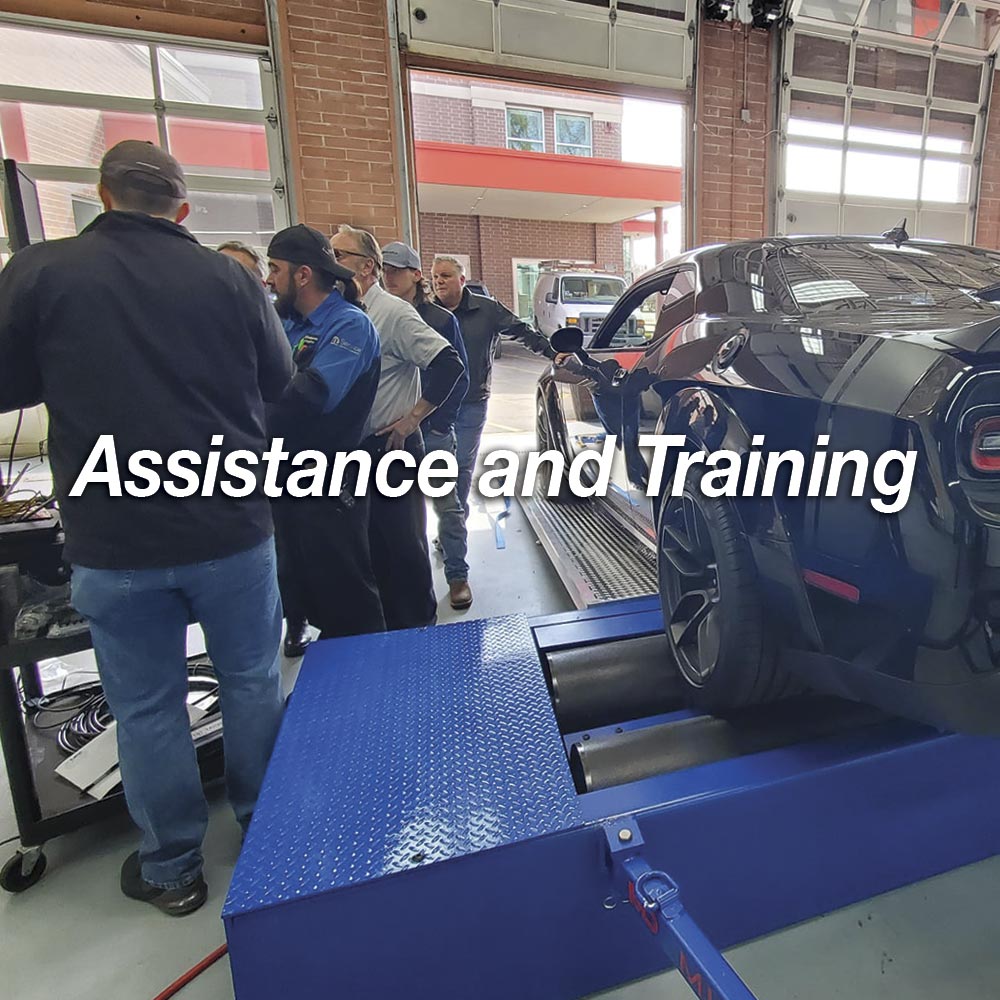On-site Installation Assistance, Training and Technical Support for New or Used 2WD or AWD Standard Product (Performance Chassis Dynamometers)