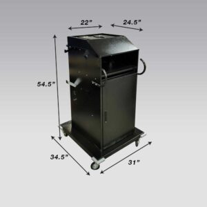 Roll-around controls cart - Mustang Dynamometer